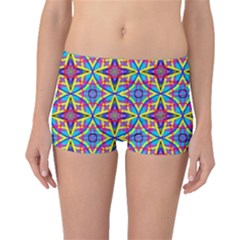 Pattern Boyleg Bikini Bottoms by gasi