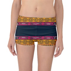 Pattern Ornaments Africa Safari Boyleg Bikini Bottoms by Celenk
