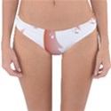 Moon Moonface Pattern Outlines Reversible Hipster Bikini Bottoms View3