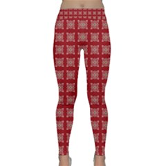 Christmas Paper Wrapping Paper Classic Yoga Leggings by Celenk