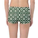 Green Ornate Christmas Pattern Reversible Boyleg Bikini Bottoms View2