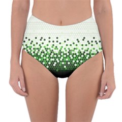 Tech Camouflage 2 Reversible High-waist Bikini Bottoms by jumpercat