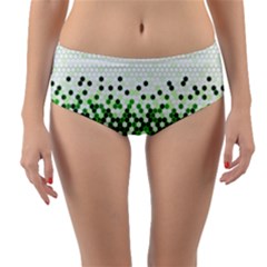 Tech Camouflage 2 Reversible Mid-waist Bikini Bottoms by jumpercat