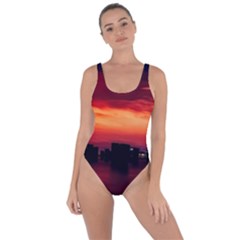 New York City Urban Skyline Harbor Bring Sexy Back Swimsuit by BangZart