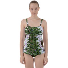 New Year S Eve New Year S Day Twist Front Tankini Set