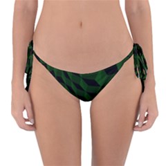 Pattern Dark Texture Background Reversible Bikini Bottom by BangZart