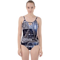 House Old Shed Decay Manufacture Cut Out Top Tankini Set by BangZart