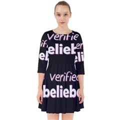 Verified Belieber Smock Dress by Valentinaart