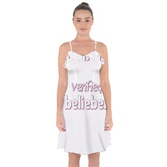 Verified Belieber Ruffle Detail Chiffon Dress by Valentinaart