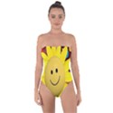 Sun Laugh Rays Luck Happy Tie Back One Piece Swimsuit View1