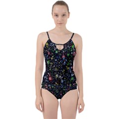Universe Star Planet All Colorful Cut Out Top Tankini Set by Celenk