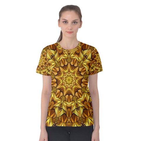 Abstract Antique Art Background Women s Cotton Tee by Celenk