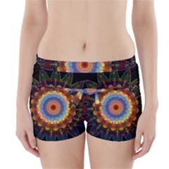 Colorful Prismatic Chromatic Boyleg Bikini Wrap Bottoms by Celenk