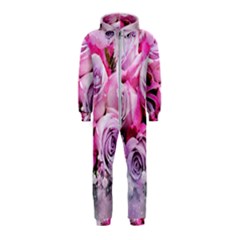 Flowers Roses Bouquet Art Abstract Hooded Jumpsuit (kids) by Celenk