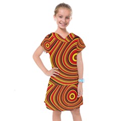Fractal Art Mathematics Generated Kids  Drop Waist Dress