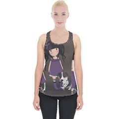 Dolly Girl And Dog Piece Up Tank Top by Valentinaart