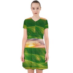 Hills Countryside Sky Rural Adorable In Chiffon Dress
