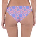 Pink Retro Dots Reversible Hipster Bikini Bottoms View2