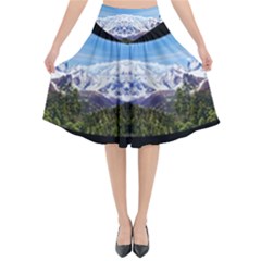 Mountaincurvemore Flared Midi Skirt by TestStore4113