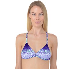 Purple Disintegrate Reversible Tri Bikini Top by jumpercat