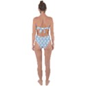 Daisy Dots Light Blue Tie Back One Piece Swimsuit View2