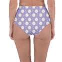 Daisy Dots Violet Reversible High-Waist Bikini Bottoms View4