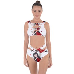 Cupid Girl Bandaged Up Bikini Set  by Valentinaart