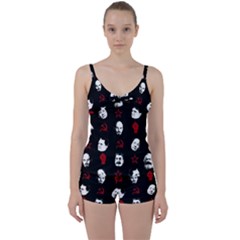 Communist Leaders Tie Front Two Piece Tankini by Valentinaart