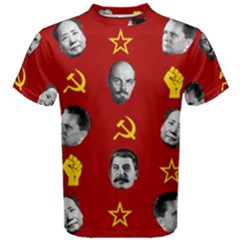 Communist Leaders Men s Cotton Tee by Valentinaart