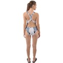 White rabbit in Wonderland Cut-Out Back One Piece Swimsuit View2