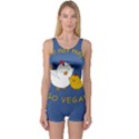 Go Vegan - Cute Chick  One Piece Boyleg Swimsuit View1