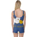 Go Vegan - Cute Chick  One Piece Boyleg Swimsuit View2