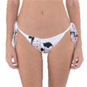 Friends Not Food - Cute Cow, Pig and Chicken Reversible Bikini Bottom View1