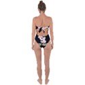 Friends Not Food - Cute Cow, Pig and Chicken Tie Back One Piece Swimsuit View2