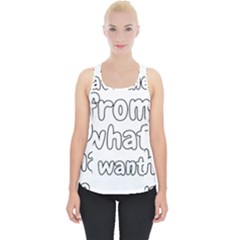 Save Me From What I Want Piece Up Tank Top by Valentinaart