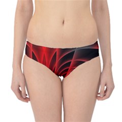 Red Abstract Art Background Digital Hipster Bikini Bottoms by Nexatart