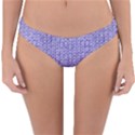 Knitted Wool Lilac Reversible Hipster Bikini Bottoms View3