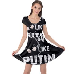 Squat Like Putin Cap Sleeve Dress by Valentinaart