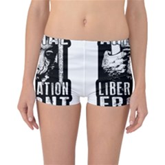 Animal Liberation Front - Chimpanzee  Reversible Boyleg Bikini Bottoms by Valentinaart