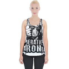 Animal Liberation Front - Chimpanzee  Piece Up Tank Top by Valentinaart