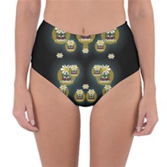 Bats In Caves In Spring Time Reversible High-waist Bikini Bottoms by pepitasart