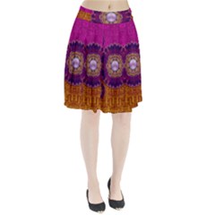Viva Summer Time In Fauna Pleated Skirt by pepitasart