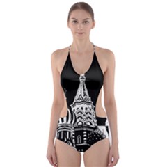 Moscow Cut-out One Piece Swimsuit by Valentinaart
