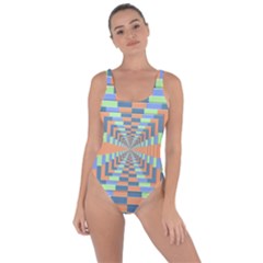 Fabric 3d Color Blocking Depth Bring Sexy Back Swimsuit by Nexatart