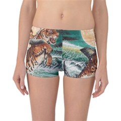 Tiger Shark Reversible Boyleg Bikini Bottoms by redmaidenart