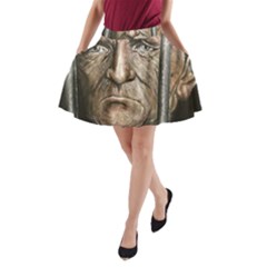 Old Man Imprisoned A-line Pocket Skirt by redmaidenart