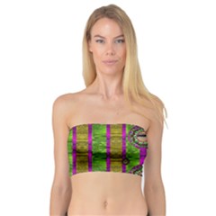 Sunset Love In The Rainbow Decorative Bandeau Top by pepitasart
