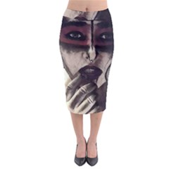 Femininely Badass Midi Pencil Skirt by sirenstore