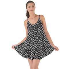 Black And White Tribal Print Love The Sun Cover Up by dflcprints