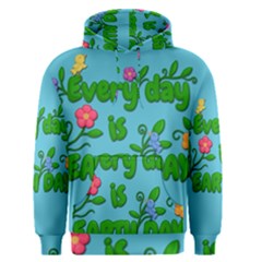 Earth Day Men s Pullover Hoodie by Valentinaart